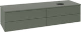 Villeroy & Boch Antao Waschtischunterschrank K27050 1600 mm Anthrazit Matt Lack mit 4 Auszügen