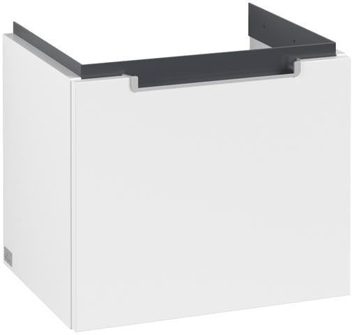 Villeroy & Boch Subway 2.0 Waschtischunterschrank 440 mm Glossy White mit Auszug