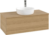 Villeroy & Boch Waschtischunterschrank Antao L31050 1000 mm Anthrazit Matt Lack mit LED-Beleuchtung