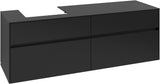 Villeroy & Boch Collaro Waschbeckenunterschrank 1600 mm Volcano Black – 4 Auszüge, SoftClosing