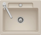 Villeroy & Boch Einbauspüle Siluet 60 S 334601 – 600 x 510 mm, Weiß Alpin CeramicPlus, TitanCeram