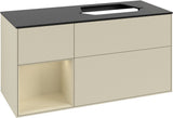 Villeroy & Boch Finion Waschbeckenunterschrank 1200 mm Glossy White Lacquer mit Beleuchtung