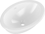 Villeroy & Boch Unterbauwaschbecken Loop & Friends 4A5301 oval 430x290mm Weiß Alpin TitanCeram
