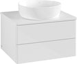 Villeroy & Boch Waschtischunterschrank Antao 600 mm Glossy White Lacquer – 2 Auszüge, Push-to-Open