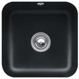 Villeroy & Boch Unterbauspüle Cisterna 50 Ebony CeramicPlus 445x445 mm Keramik