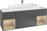 Villeroy & Boch Finion Waschtischunterschrank 1600 mm Glossy White Lacquer mit Beleuchtung