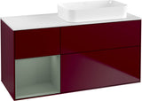 Villeroy & Boch Finion Waschtischunterschrank 1200 mm Glossy White mit Beleuchtung