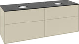 Villeroy & Boch Finion Waschbeckenunterschrank 1600 mm Glossy White Lacquer mit Beleuchtung