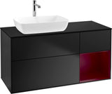 Villeroy & Boch Finion Waschtischunterschrank 1200 mm Glossy White mit Beleuchtung und SoftClosing