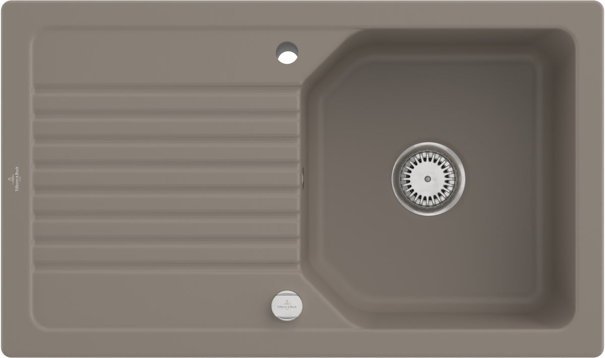 Villeroy & Boch Einbauspüle Linara 338501 860x510mm Rechteck Almond CeramicPlus