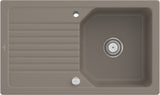 Villeroy & Boch Einbauspüle Linara 338501 860x510mm Rechteck Almond CeramicPlus