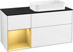 weiß / Waschtischunterbau / G682H F 1200x603x501mm Glossy White