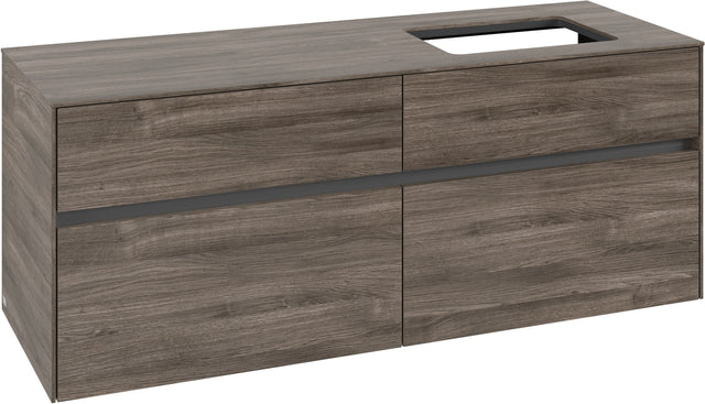 Villeroy & Boch Waschbeckenunterschrank Collaro C11800 1400 mm Stone Oak – 4 Auszüge, SoftClosing