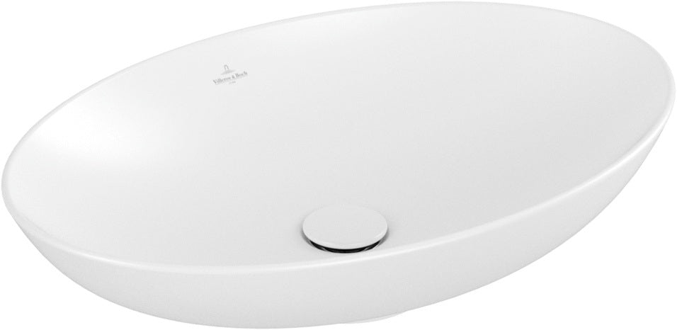Villeroy & Boch Loop & Friends Aufsatzwaschbecken 620x420mm Stone White CeramicPlus