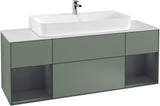 Villeroy & Boch Finion Waschtischunterschrank 1600 mm Glossy White Lacquer mit Beleuchtung