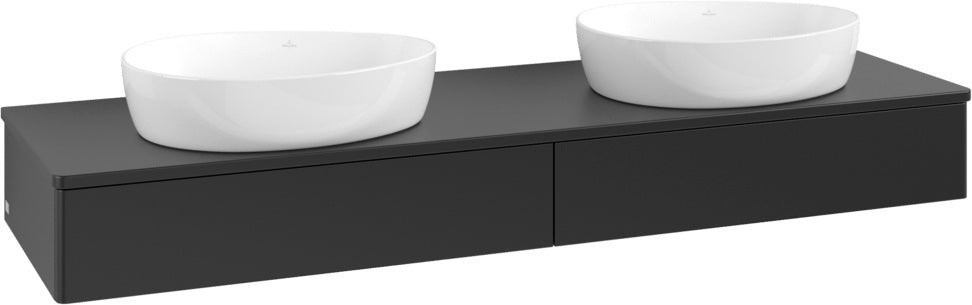 Villeroy & Boch Waschtischunterschrank Antao 1600 mm Anthracite Matt Lacquer mit LED-Beleuchtung
