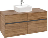 Villeroy & Boch Waschbeckenunterschrank Collaro 1200 mm Kansas Oak mit 4 Auszügen