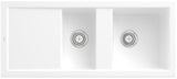 Villeroy & Boch Spüle SUBWAY 80 snow white 1160x510mm CeramicPlus Doppelbecken reversibel