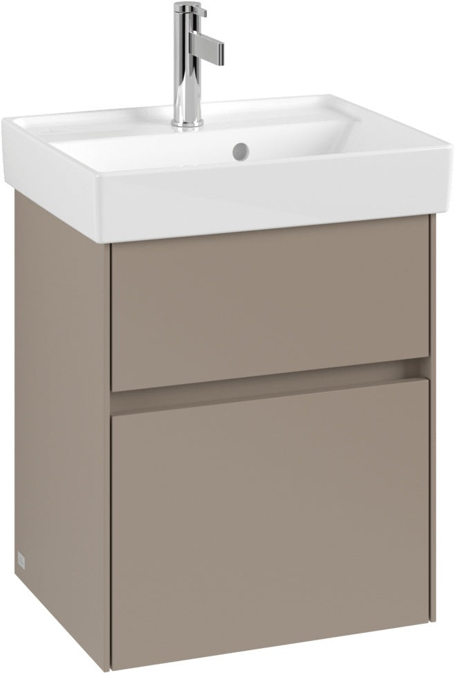 Villeroy & Boch Waschtischunterschrank Collaro C006 Glossy White 460 mm mit LED-Beleuchtung