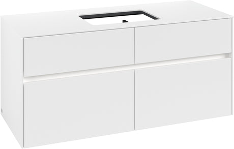Villeroy & Boch Waschtischunterschrank Collaro C112 B0 1200 mm White Matt mit Beleuchtung