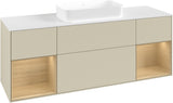Villeroy & Boch Finion Waschtischunterschrank 1600 mm Glossy White Lacquer mit Beleuchtung