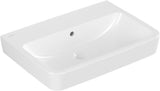 Villeroy & Boch O.novo Wandwaschbecken 650x460 mm Weiß Alpin – Eckige Aufsatzwaschschale
