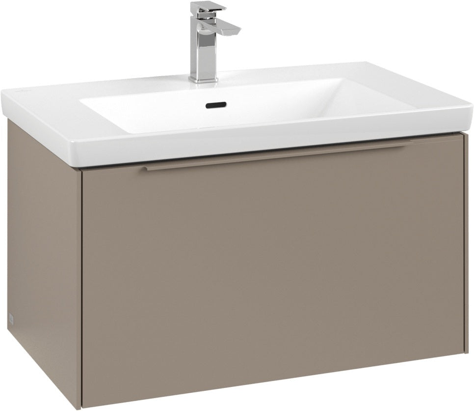 Villeroy & Boch Waschtischunterschrank Subway 3.0 C 573L0 Brilliant White mit Beleuchtung