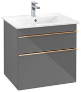 Villeroy & Boch VENTICELLO Waschtischunterschrank 603 mm Santana Oak mit 2 Auszügen und Glasabtrennungen