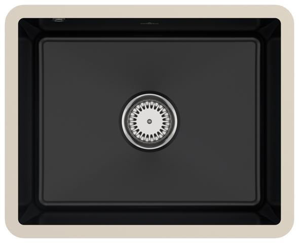 Villeroy & Boch Subway 60 SU Unterbauspüle 545x440 mm Keramik Ebony CeramicPlus
