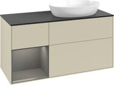 Villeroy & Boch Waschtischunterschrank Finion FA42G 1200 mm Glossy White Lacquer mit Beleuchtung