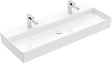 Villeroy & Boch Memento 2.0 Wandwaschbecken 1200 mm Rechteck Weiß Alpin TitanCeram