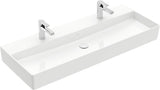 Villeroy & Boch Memento 2.0 Wandwaschbecken 1200 mm Rechteck Weiß Alpin TitanCeram