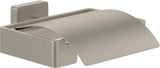 Villeroy & Boch Elements - Striking Toilettenpapierhalter mit Deckel, Wandmontage, Chrom, 131 x 115 x 45 mm