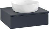 Villeroy & Boch Antao Waschtischunterschrank 600 mm Midnight Blue Matt Lacquer mit Auszugsbeleuchtung