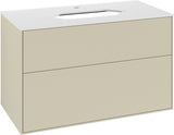 Villeroy & Boch Finion Waschtischunterschrank G23100GF 1000 mm Glossy White mit LED-Beleuchtung