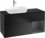 Villeroy & Boch Finion Waschtischunterschrank 1200 mm Glossy White mit Beleuchtung und SoftClosing