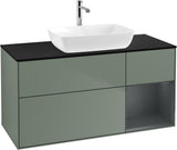 Villeroy & Boch Finion Waschbeckenunterschrank 1200 mm Glossy White Lacquer mit Beleuchtung