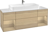 Villeroy & Boch Finion Waschtischunterschrank 1600 mm Glossy White Lacquer mit Beleuchtung