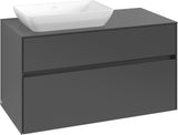 Villeroy & Boch Collaro Waschbeckenunterschrank C110 B0 White Oak 1000 mm mit LED-Beleuchtung