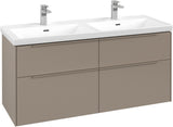 Villeroy & Boch Subway 3.0 Waschtischunterschrank 1272 mm Brilliant White mit 4 Auszügen