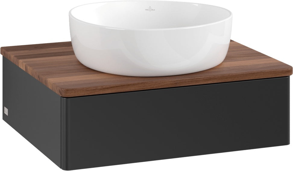 Villeroy & Boch Waschbeckenunterschrank Antao 600 mm Anthrazit Matt mit Auszug