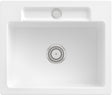 Villeroy & Boch Einbauspüle Siluet 60 S 334601 – 600 x 510 mm, Weiß Alpin CeramicPlus, TitanCeram