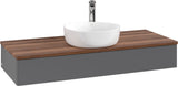Villeroy & Boch Waschtischunterschrank Antao 1200 mm Anthrazit Matt mit LED-Auszugsbeleuchtung