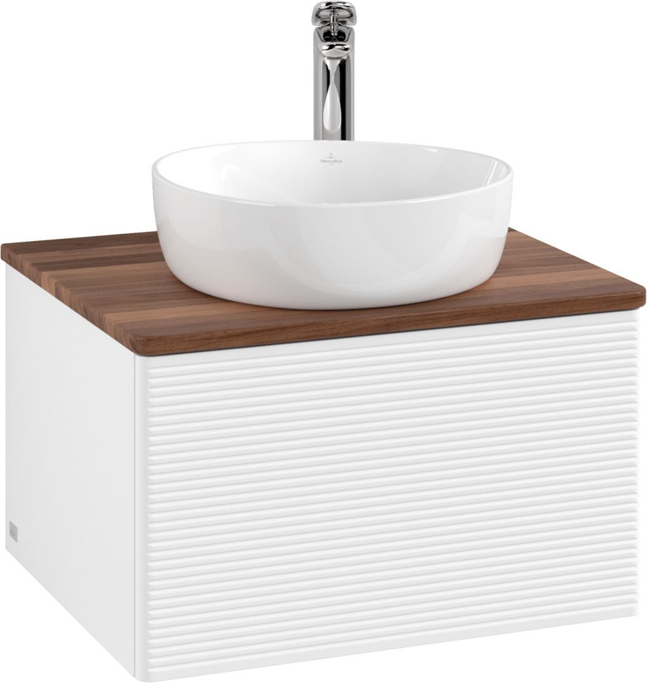 Villeroy & Boch Waschtischunterschrank Antao 600 mm White Matt Lacquer mit LED-Auszugsbeleuchtung