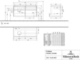 Villeroy & Boch Waschtischunterschrank Collaro C042 B0 1200 mm Taupe mit Beleuchtung & SoftClosing