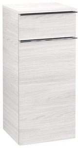 Villeroy & Boch VENTICELLO Seitenschrank Eiche matt 404 mm – wandhängend, Soft-Close, Anschlag rechts