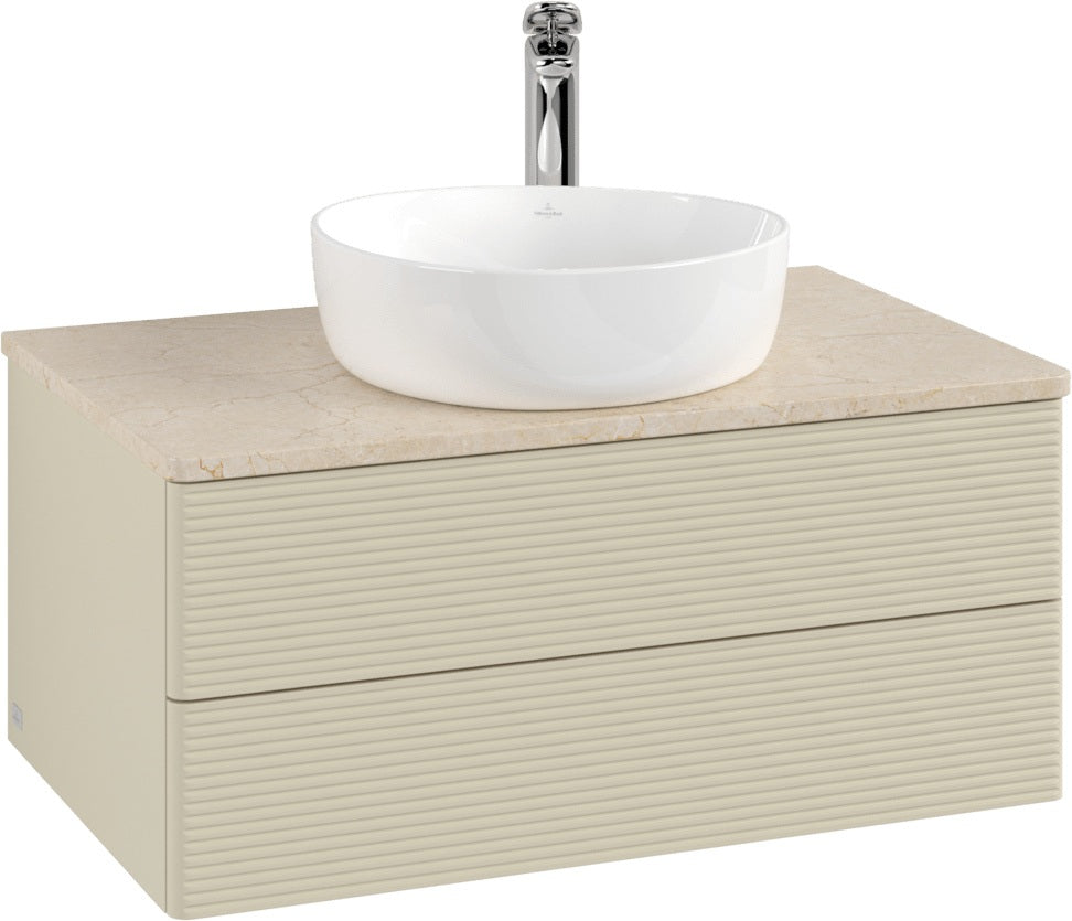 Villeroy & Boch Waschbeckenunterschrank Antao K19153 800x360x500mm Anthracite Matt Lacquer