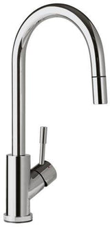 Villeroy & Boch Umbrella Flex Küchenarmatur – Edelstahl massiv, 360° schwenkbar, ausziehbare Brause