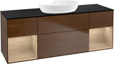 Villeroy & Boch Finion Waschtischunterschrank 1600 mm Glossy White Lacquer mit Beleuchtung