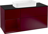 Villeroy & Boch Finion Waschtischunterschrank 1200 mm Glossy White Lacquer mit LED-Beleuchtung